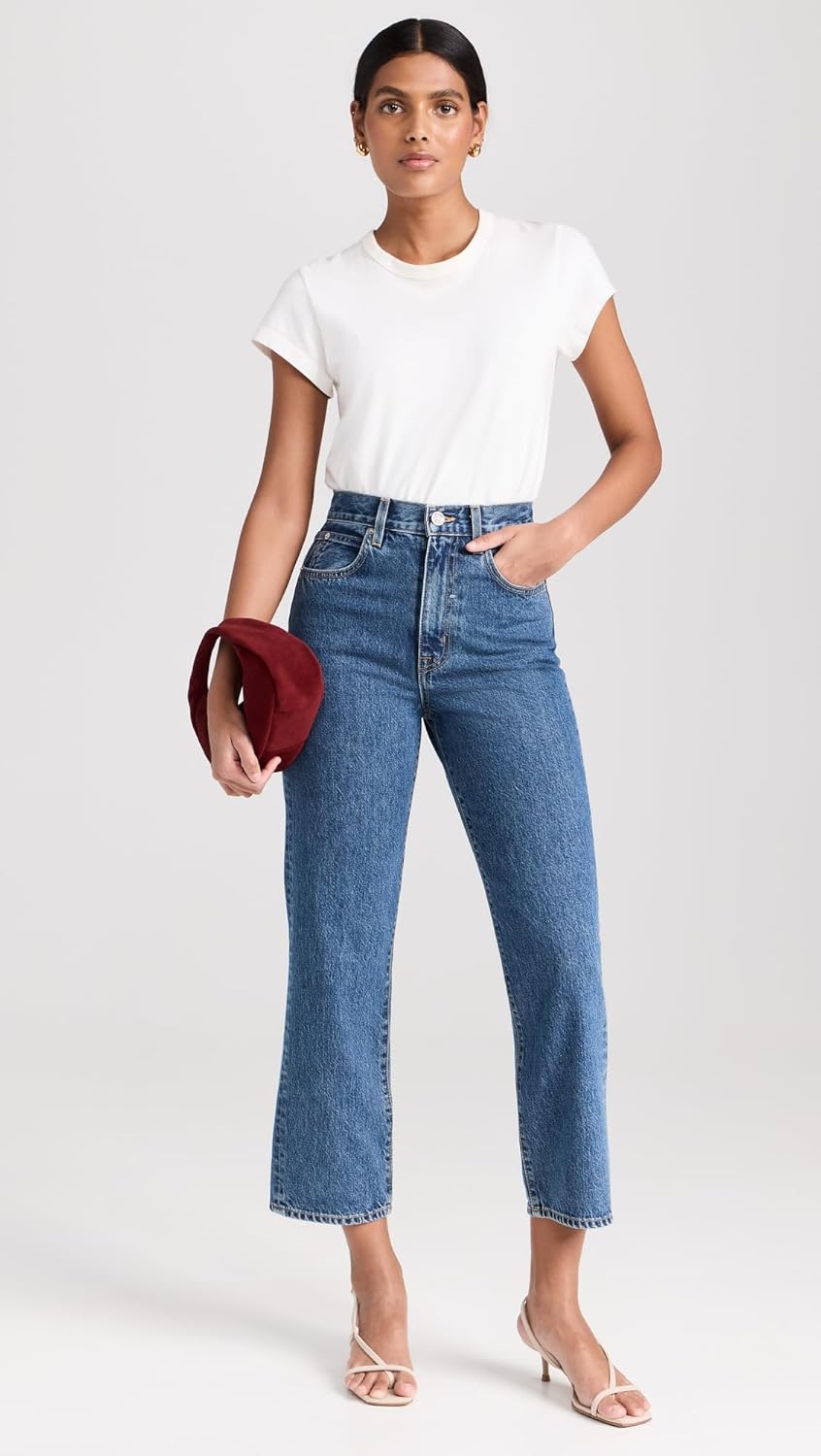 SLVRLAKE Women's London Crop Jeans