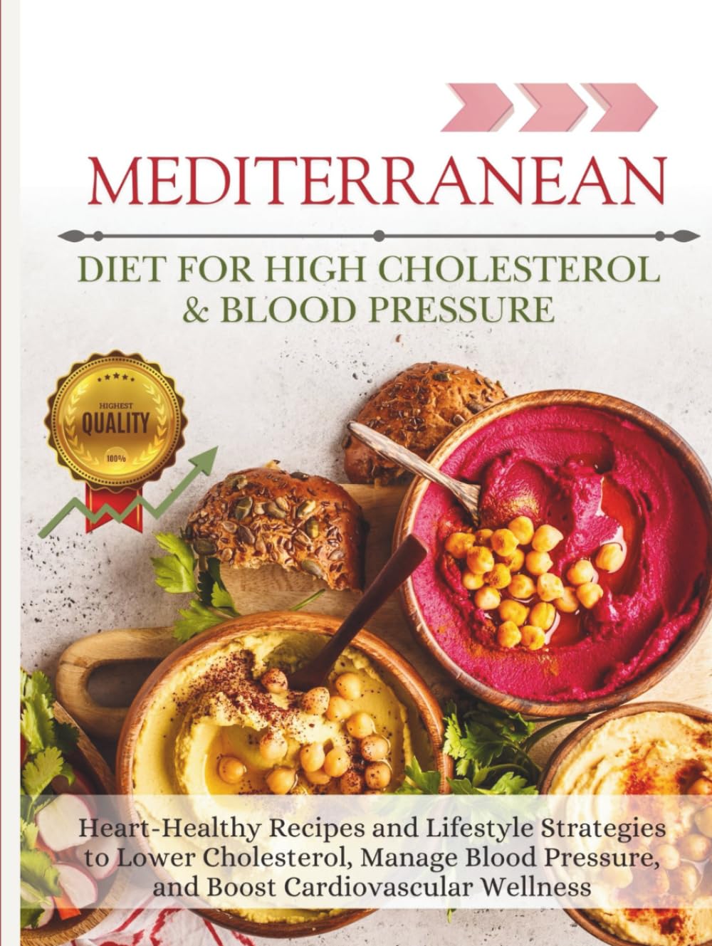 Mediterranean Diet For High Cholesterol & Blood Pressure: Heart-Healthy Recipes and Lifestyle Strategies to Lower Cholesterol, Manage Blood Pressure, and Boost Cardiovascular Wellness