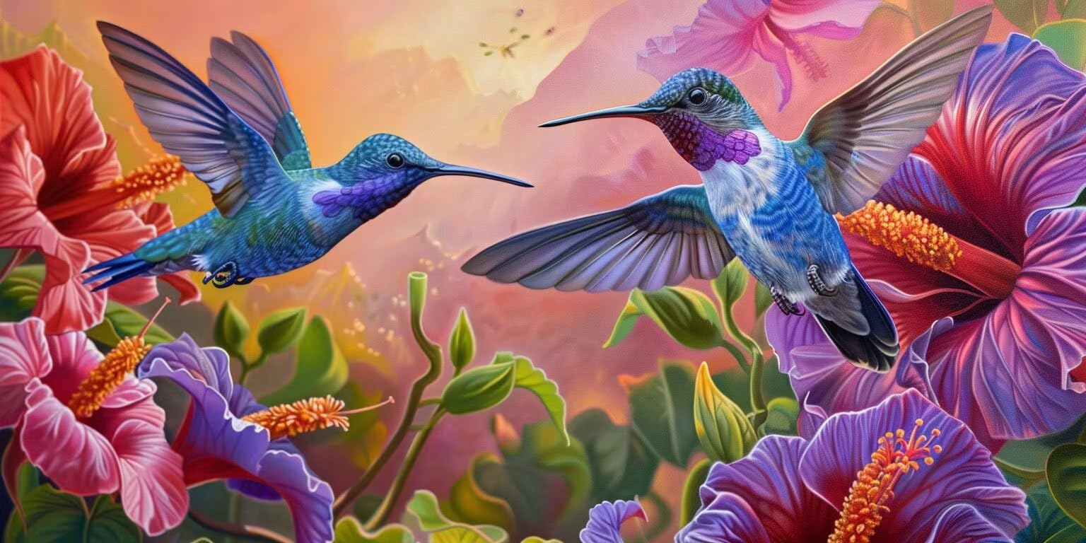 Pintar por Numeros Adultos, PeoníA De PáJaro, 100x130cm 7JGWX-391