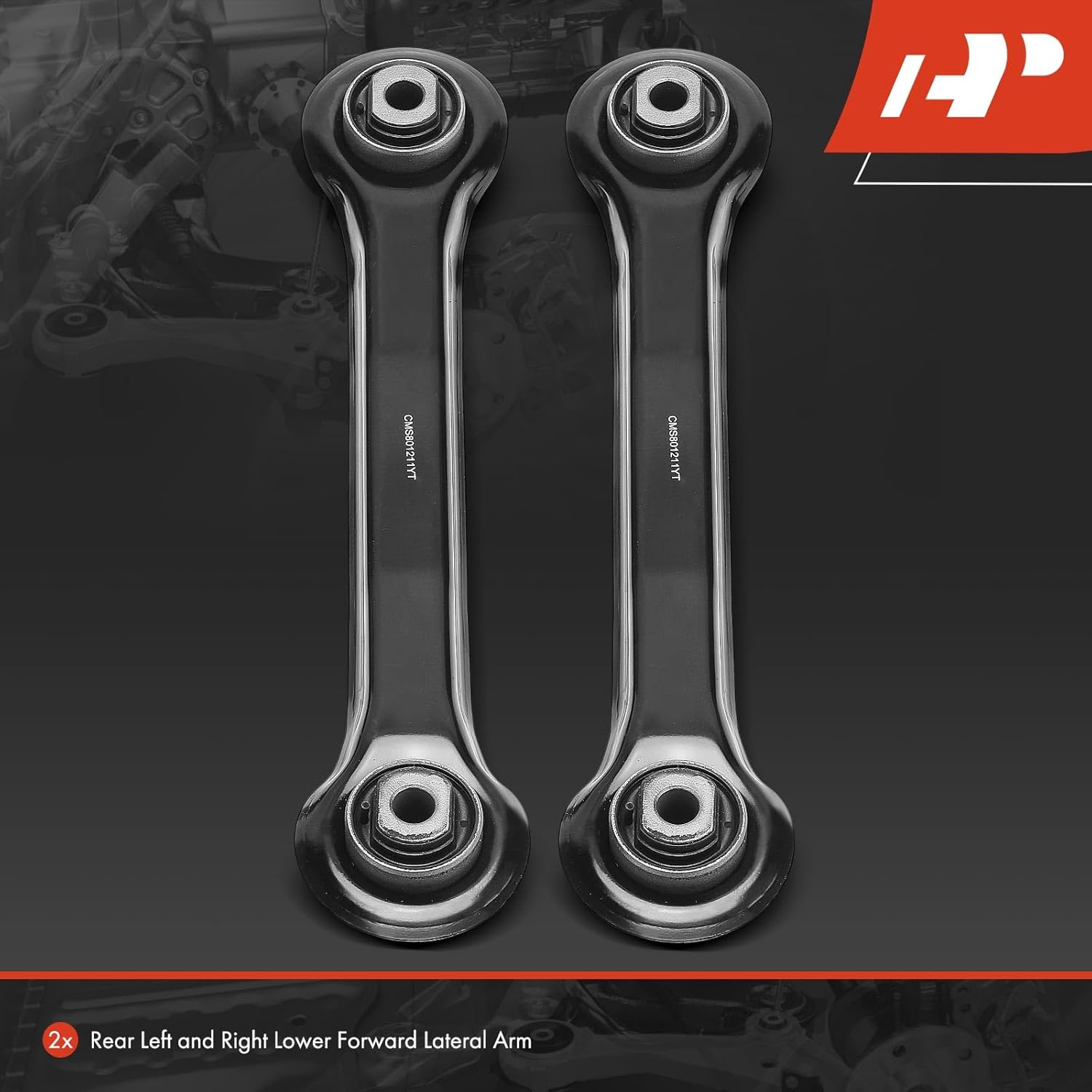 A-Premium 2 x Rear Forward Lower Suspension Lateral Arm, Compatible with Subaru Legacy 2000-2009, Baja 2003-2006