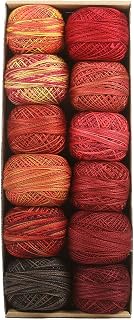 Valdani Pearl Cotton Ball Size 12 109yd Fire Balls