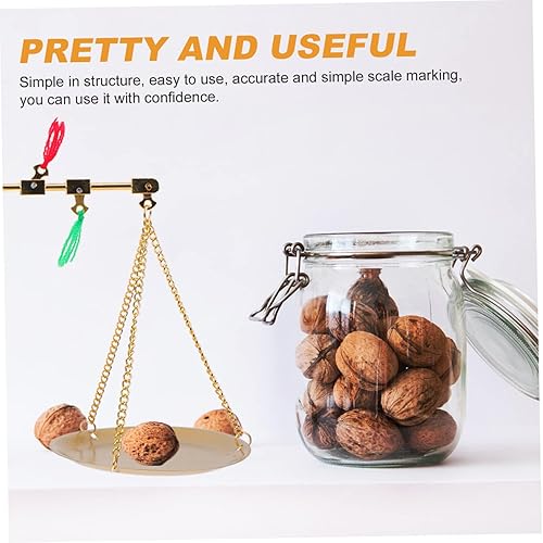 Miniatura 5 de Yardenfun Báscula de cocina digital de 3.53 oz, báscula de cocina vintage, equilibrio de la justicia, báscula de peso colgante, báscula de pesos de