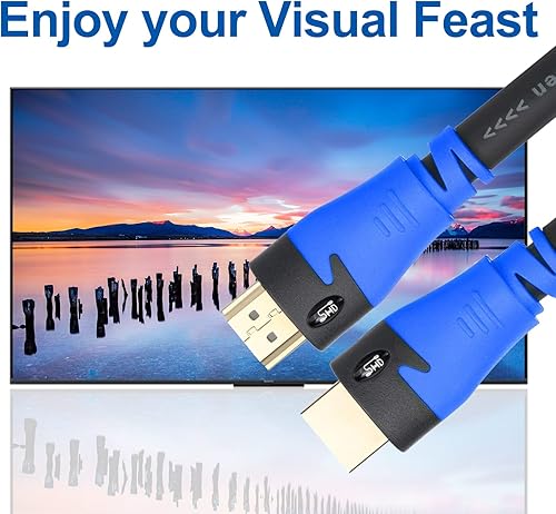 Miniatura 5 de SHD Cable HDMI de 75 pies con amplificador 1080P, cable HDMI de 2.0 V con amplificador de señal incorporado CL3 clasificado para instalación en