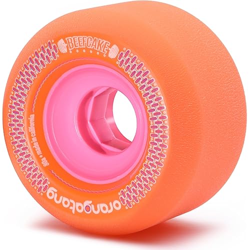 Orangatang Beefcake 73 mm Freeride Longboard Skateboard Wheels (Set of 4)