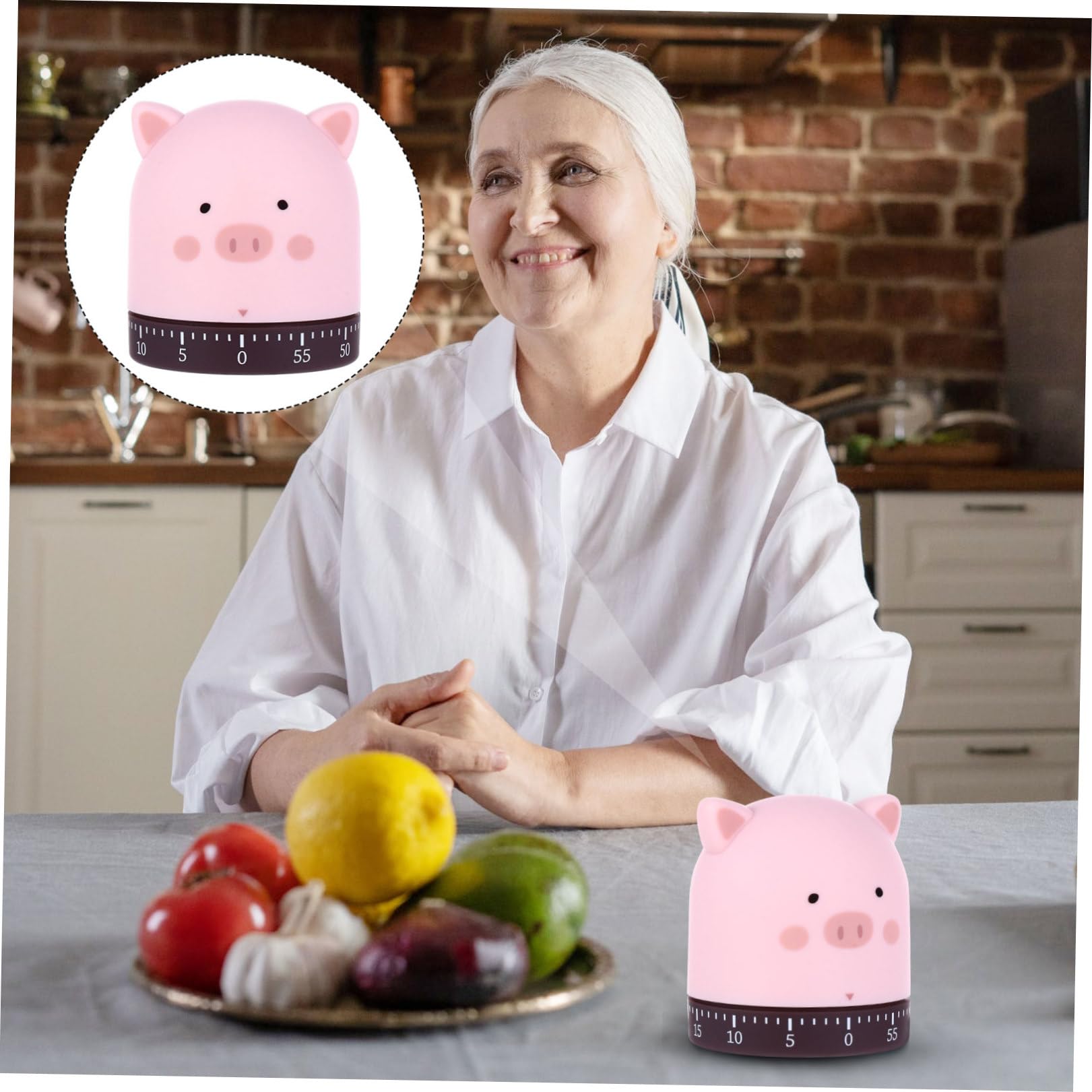 TOPBATHY 3 Pièces minuterie de Cuisine minuteur de Cuisine minuteur Cuisine réveil de Cuisine Compte à rebours de réveil pour Enfants horloges minuterie de Dessin animé Animal