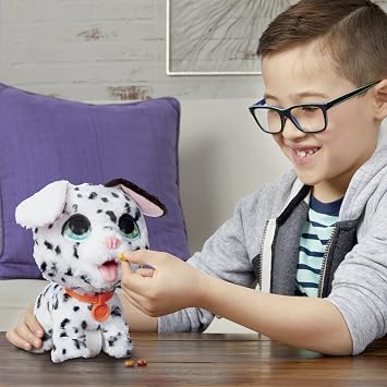 FurReal Poopalots Big Wags Interactive Toy Dalmatian with 9 Treats and Poop Scooper, for Girls and Boys Ages 4 and Up, Multicolored (F6122)