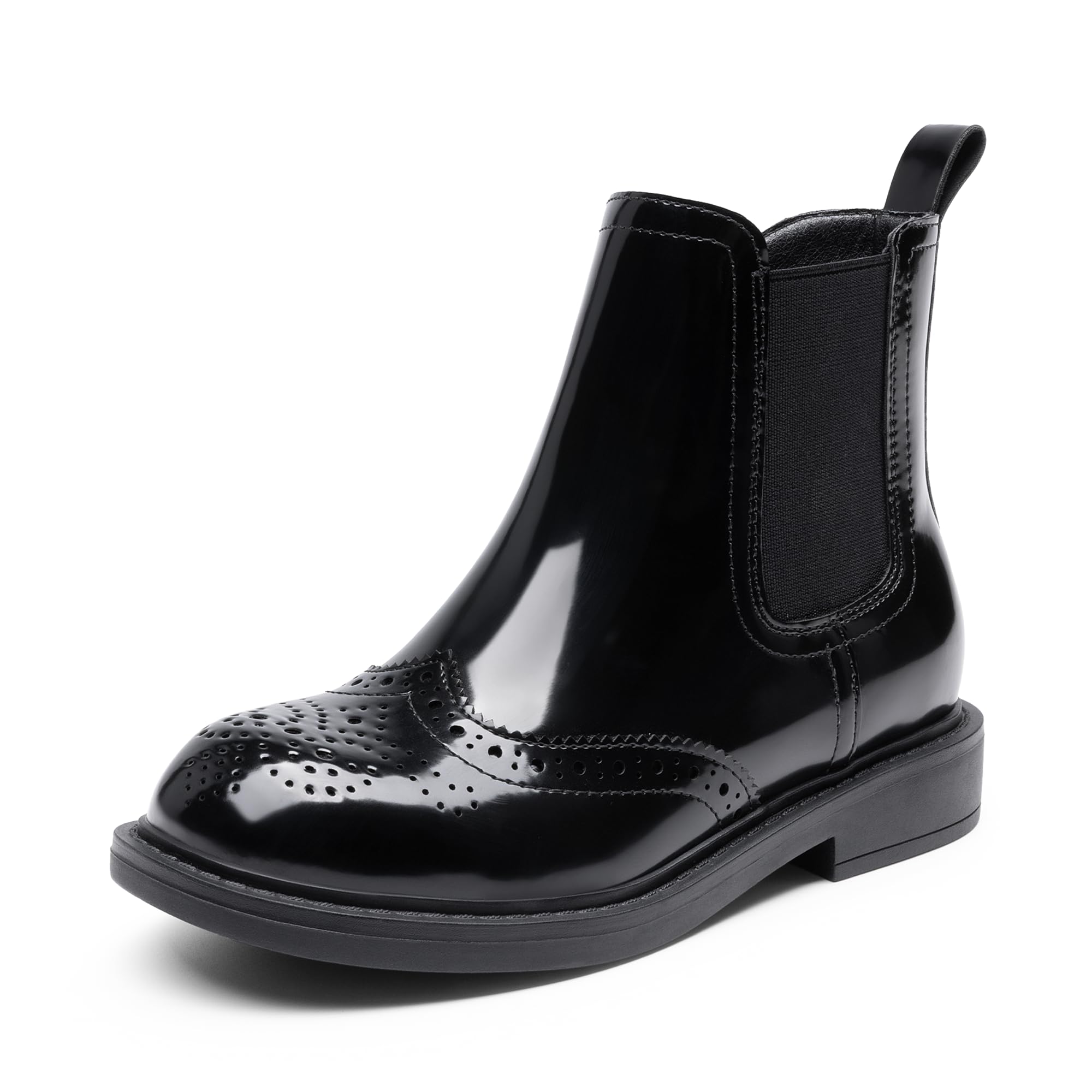 Girls Ankle Boots with Side Zipper Chelsea Booties Low Heels Girl Fashion Shoes for Toddler/Little Kid/Big Kid