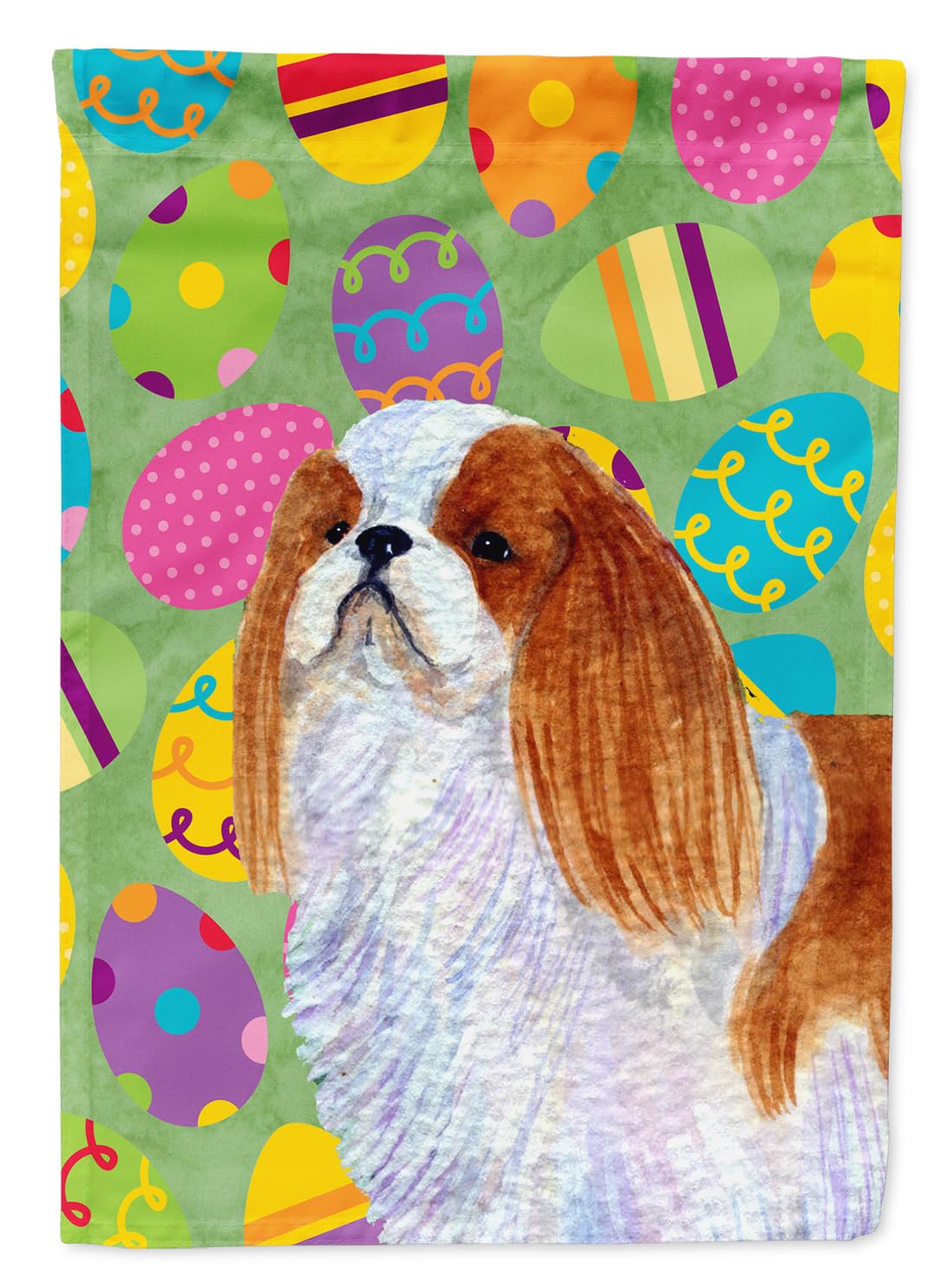 Drapeau English Toy Spaniel de petite taille accessoire de decoration exterieure