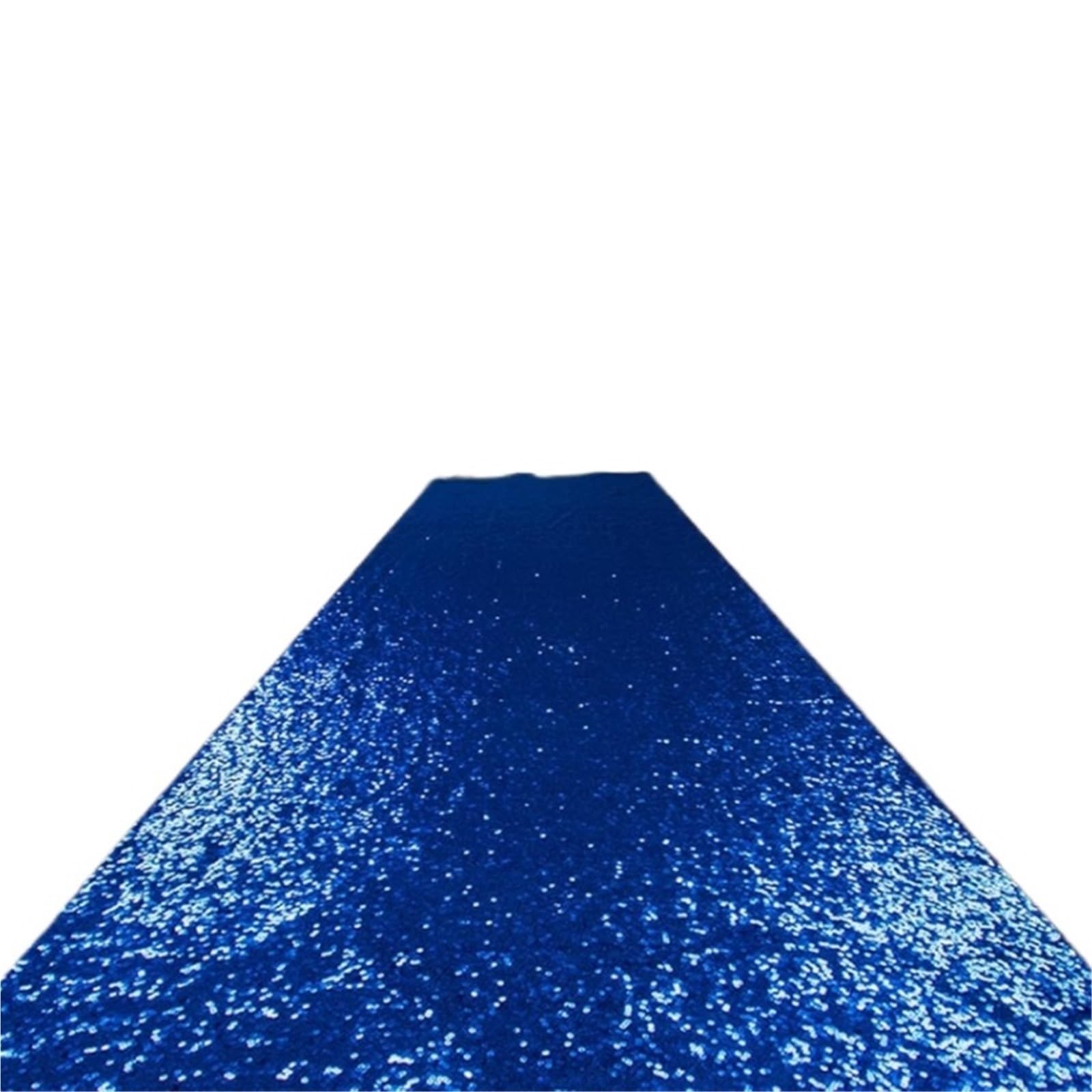 Alfombra para bodas azul gema con purpurina para pasillos de ceremonias y eventos de 3m