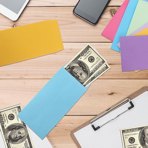 Miniatura 4 de Paquete de 120 sobres para efectivo, 3.5 x 6.5 pulgadas, sobres de colores, sobres de monedas, sobres de colores para efectivo, sobre de semillas,