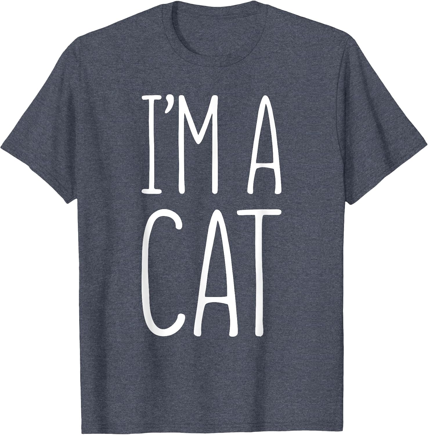 I'm A Cat Shirt Adult Kids Men Women Cat Costume T-Shirt image 4