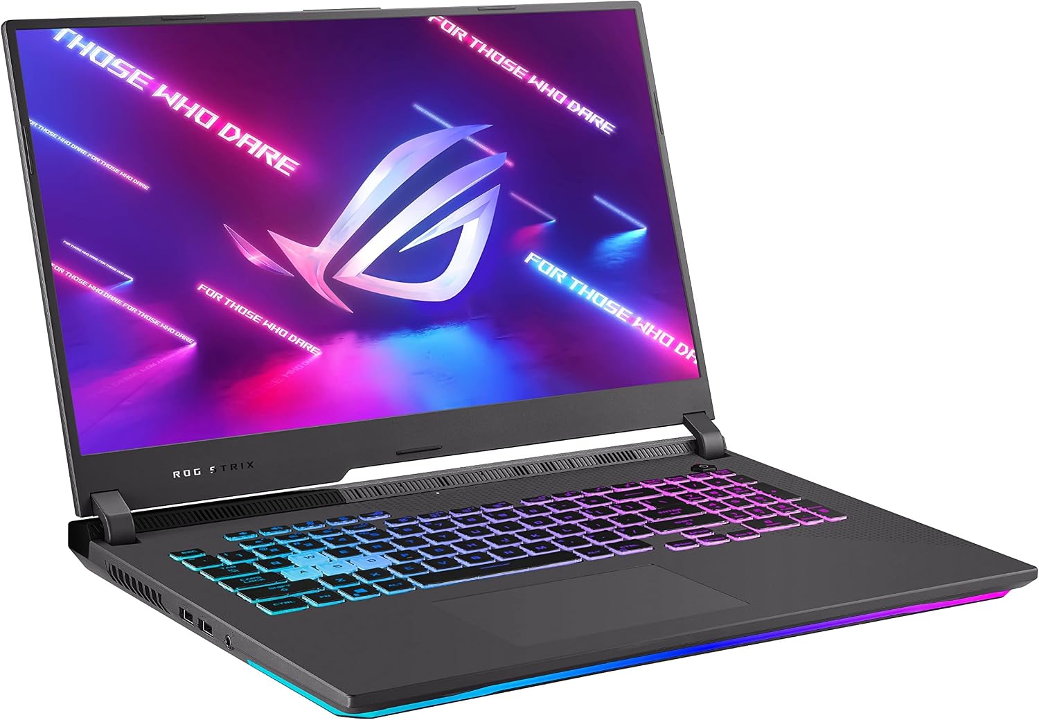 ASUS ROG Strix G17 (2021) Gaming Laptop, 17.3” 144Hz IPS Type FHD, NVIDIA GeForce RTX 3050 Ti, AMD Ryzen 7 4800H, 16GB DDR4, 512B PCIe NVMe SSD, RGB Keyboard, Windows 10, G713IE-EB74 (Renewed)