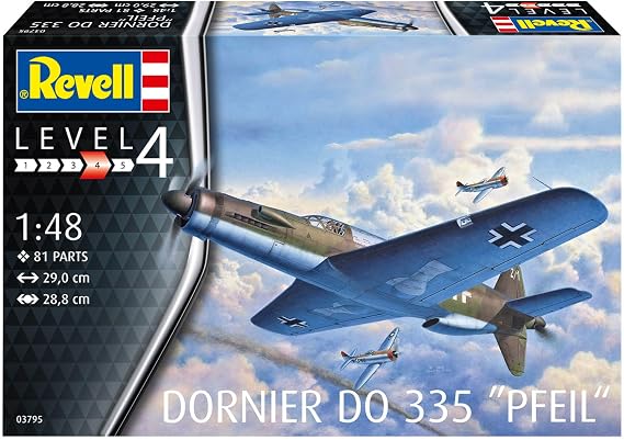Dornier Do 335 Pfeil-Revell model kit