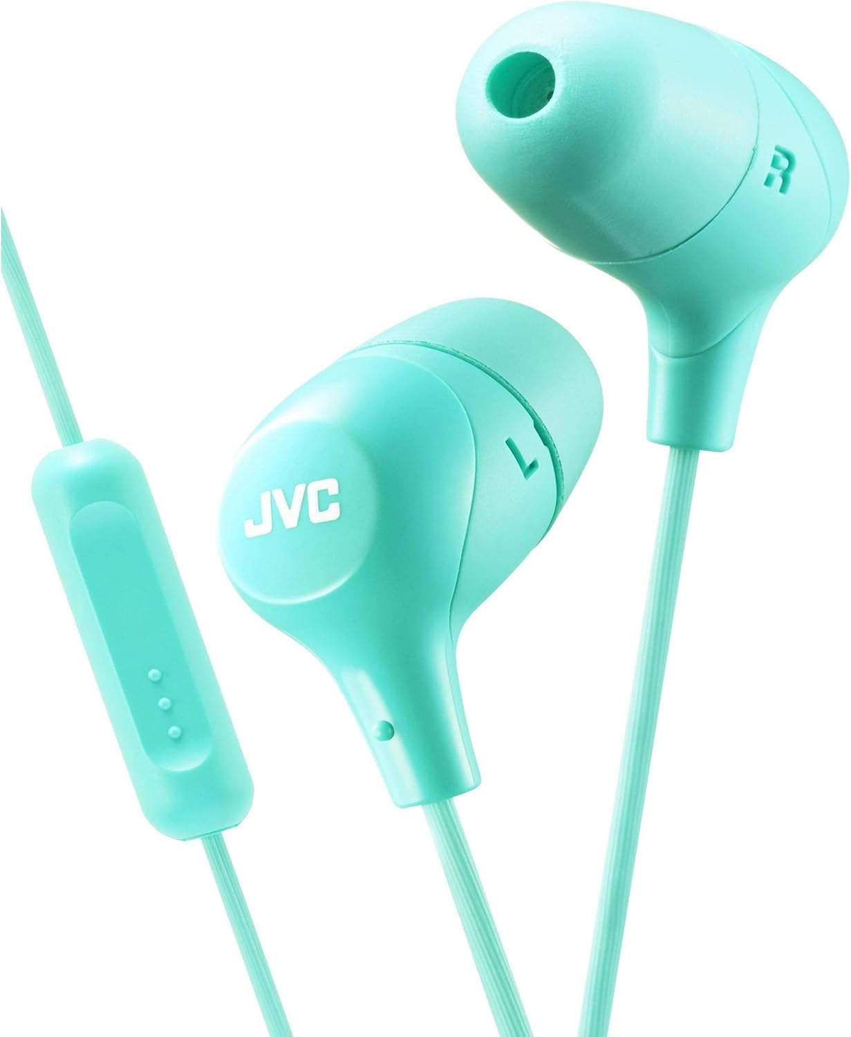 JVC FX38 M E inEar Headphones with 1Button Remote Control and Microphone Green