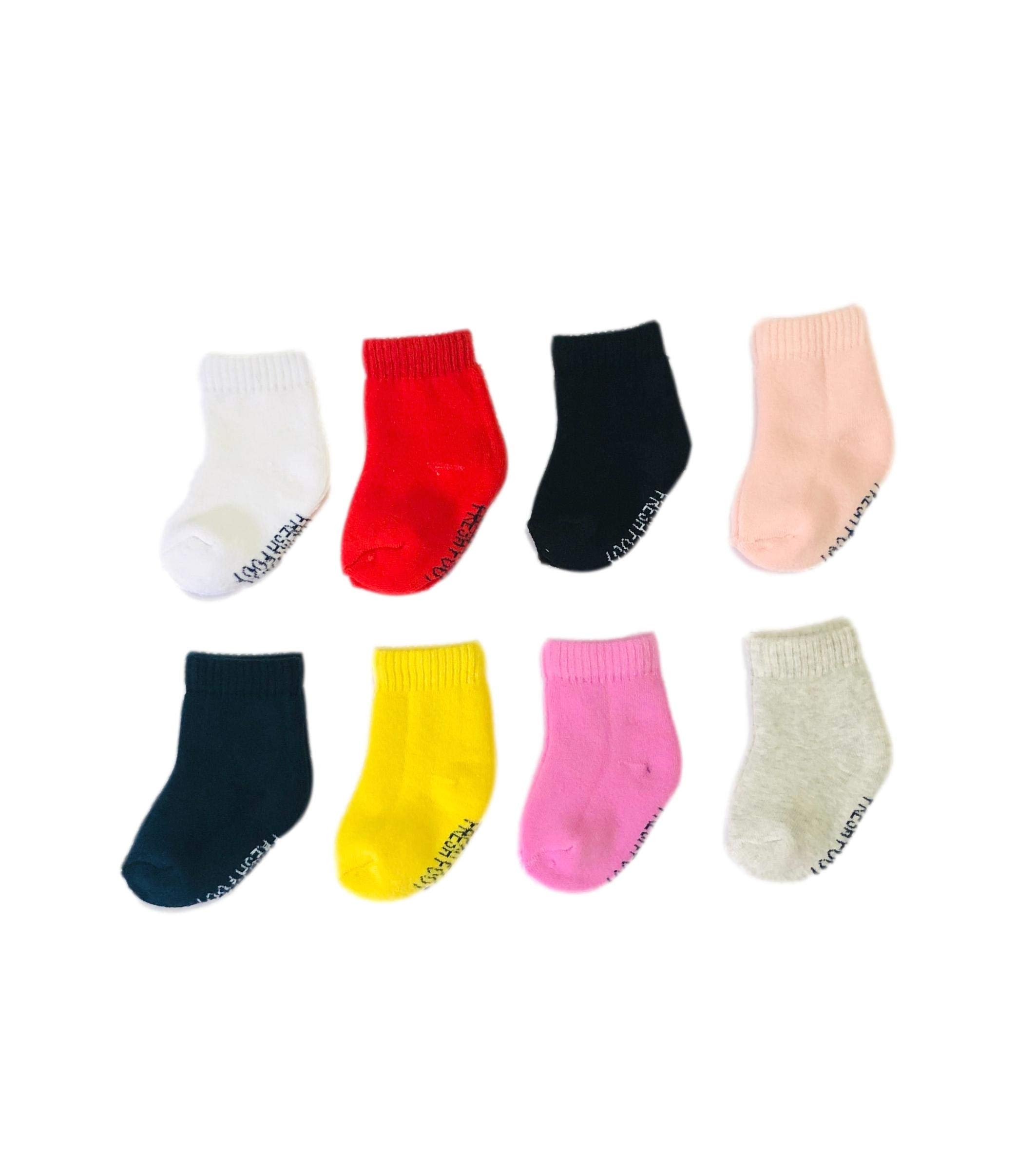 Freshfoot Fresfoot Organic Cotton Socks For New Born Baby 0-18 Months - Multicolour (8, 12-18 Months) 1