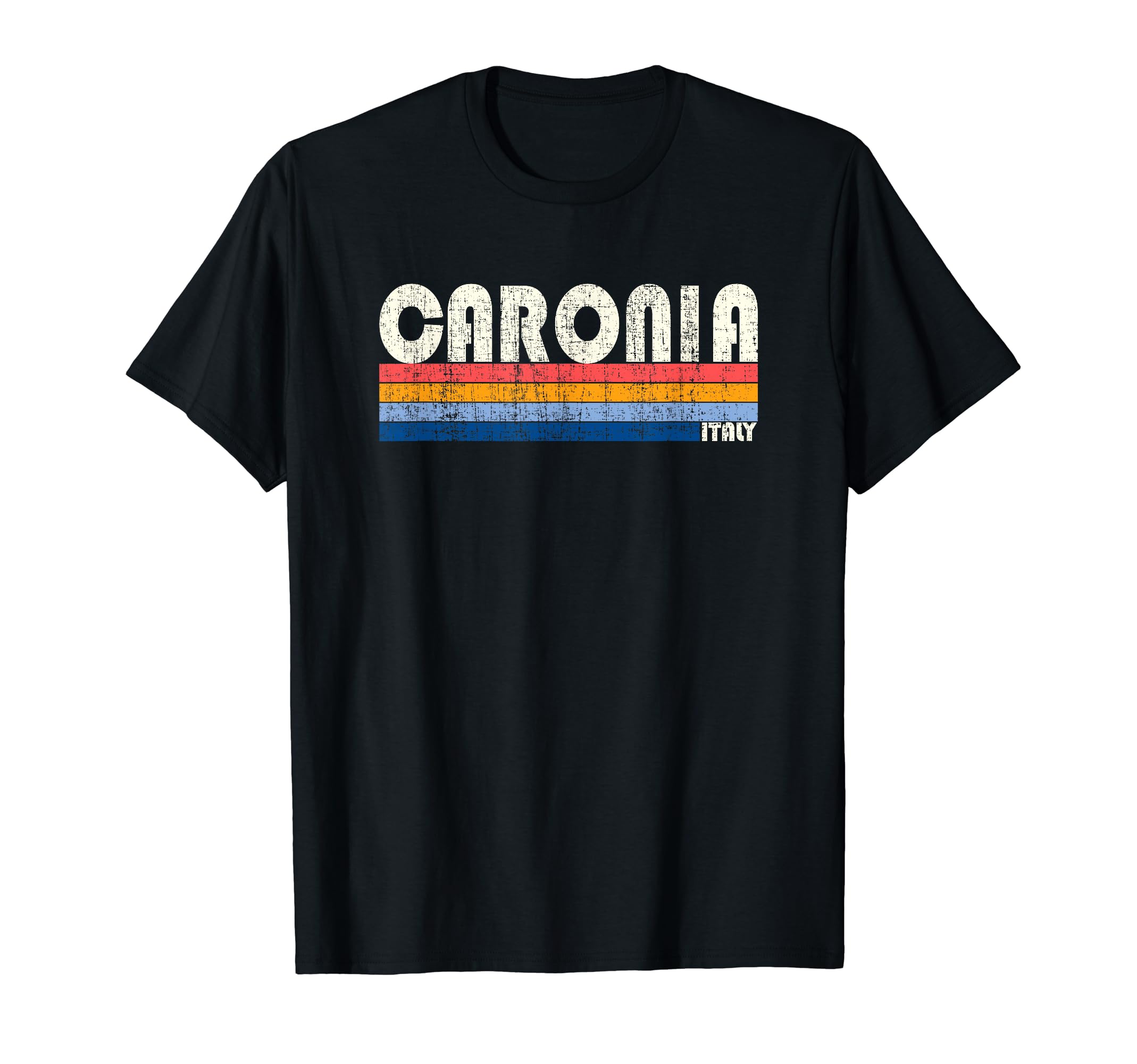 Caronia, Italy Retro 70s 80s Style T-Shirt