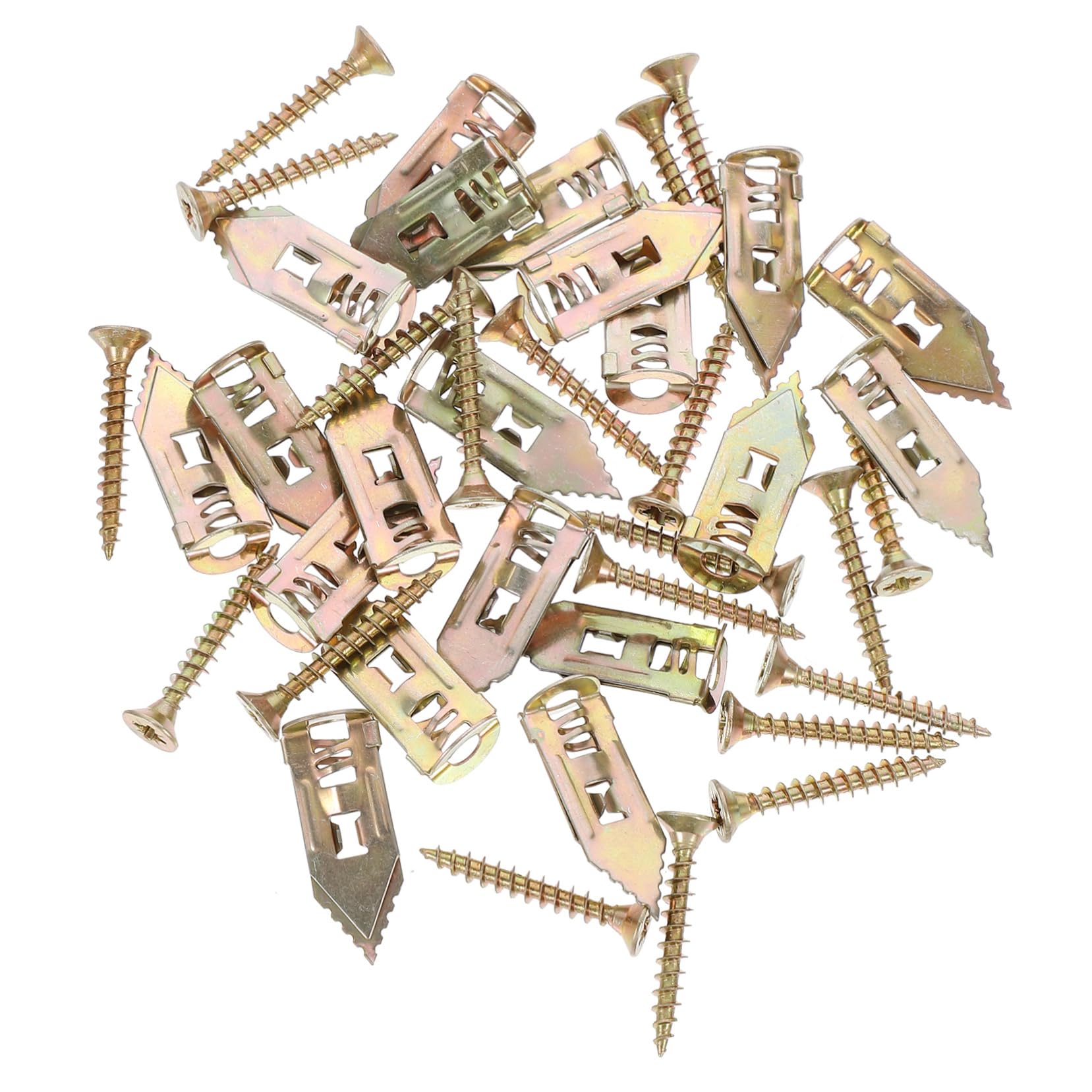 Unomor Metal Expansion Screws Drywall Anchors Self-Drilling Anchor Screws Strong Grip Fixing