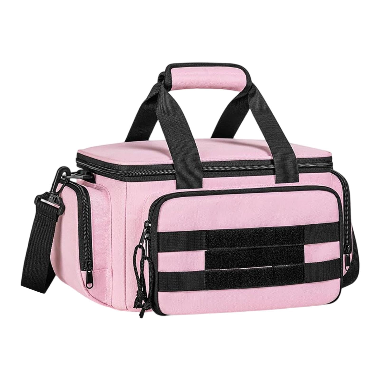 Baoblaze Pink Tool Bag for Women Toolbag Pink Caddy Bags Womens 13 Inch Ladies Tool Box Soft Lightweight Pouch with Shoulder Straps Travel Tote Bag