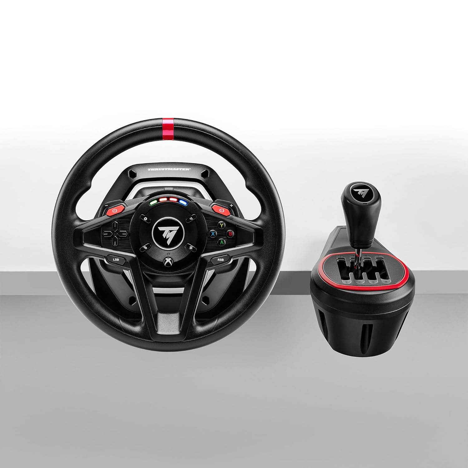 【Xbox公式ライセンス商品】Thrustmaster スラストマスター T128 Shifter Pack XBOX T128レーシングホイール+TH8Sシフター セット Xbox Series X|S/PC対応 国内正規品