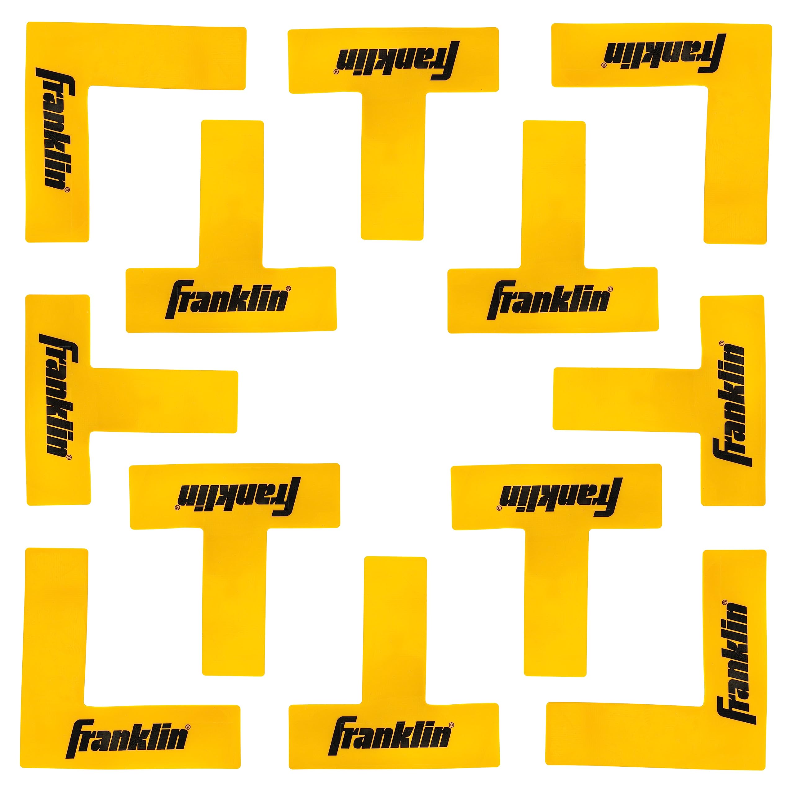Kit de Marqueurs de Terrain de Pickleball Franklin Sports – Marquez Facilement vos Lignes