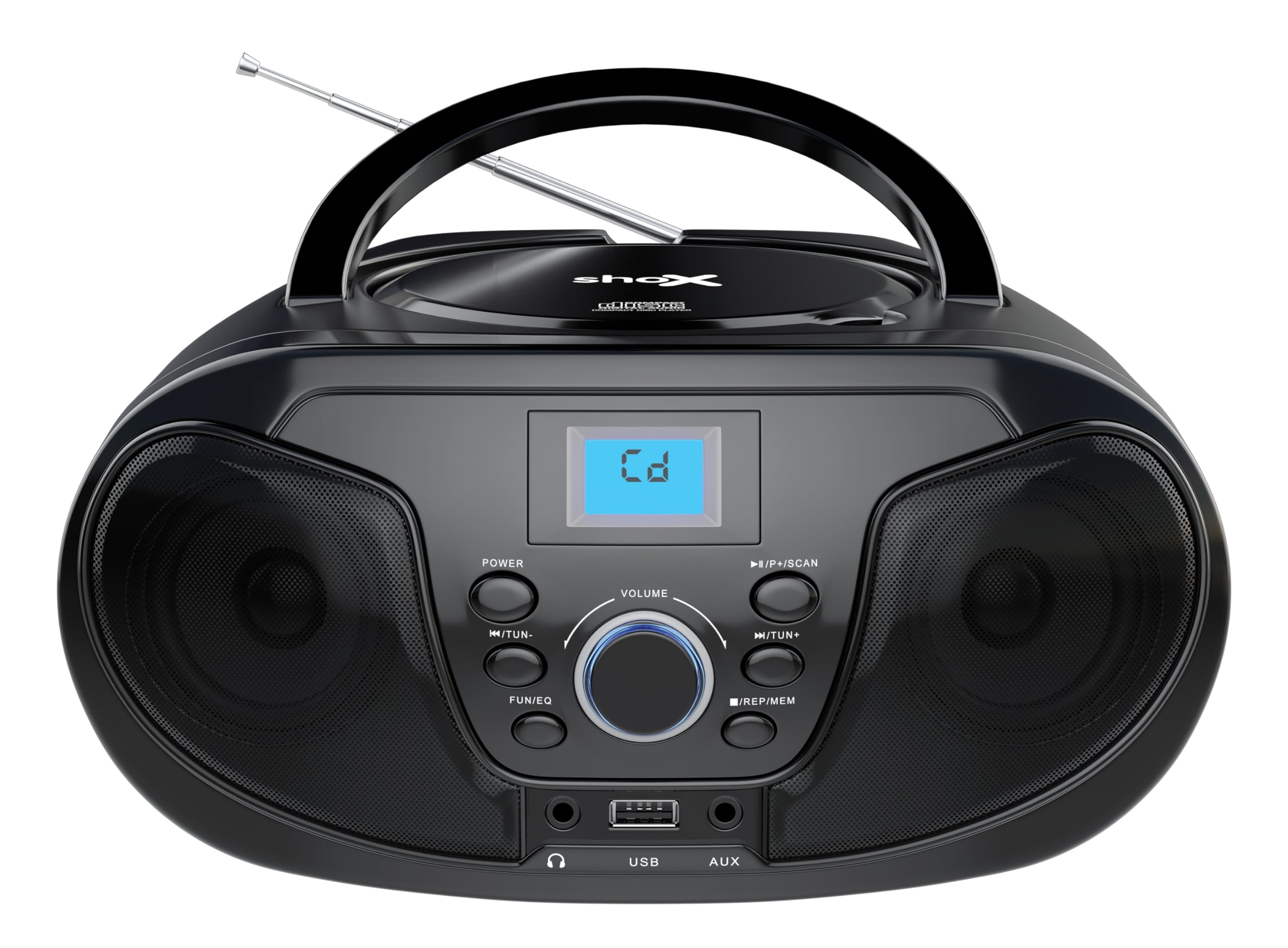 ShoX Classix CD Player, Black : Amazon.co.za: Electronics