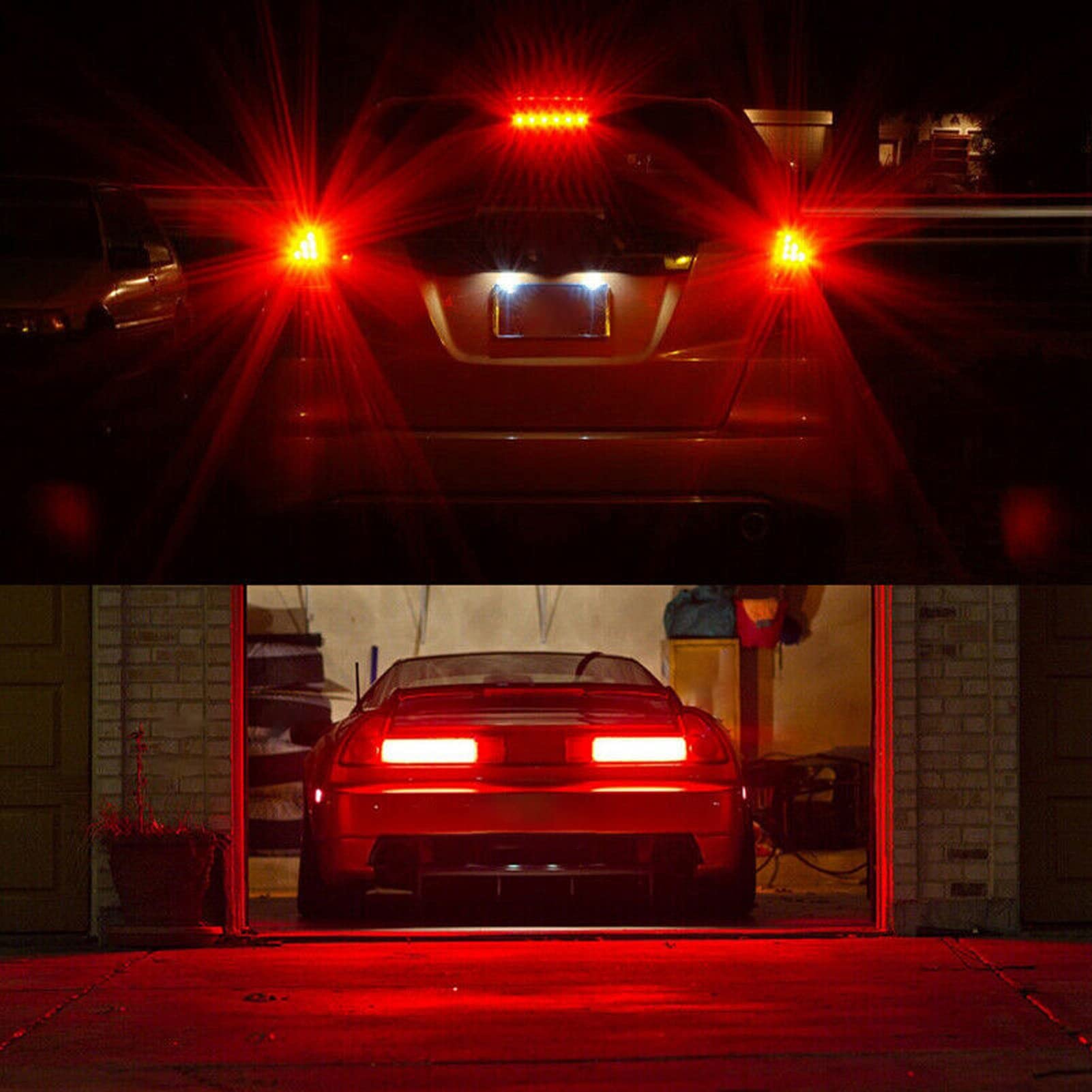Moduł błyskowy, lampa błyskowa LED stroboskop alternatywny lewy i prawy moduł migania do samochodowego tylnego światła stopu DC 12 V