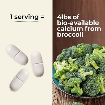 PlantFusion Vegan Calcium, Premium Plant Based Calcium (1000mg) Sourced from Icelandic Red Algae, Plus Magnesium, D3, K2, and Boron, 90 Vegan Tablets | Algae Calcium from Aquamin, Vitamin D3, K2, Magnesium & Boron, Calcium Supplement for Women & Men, Organic