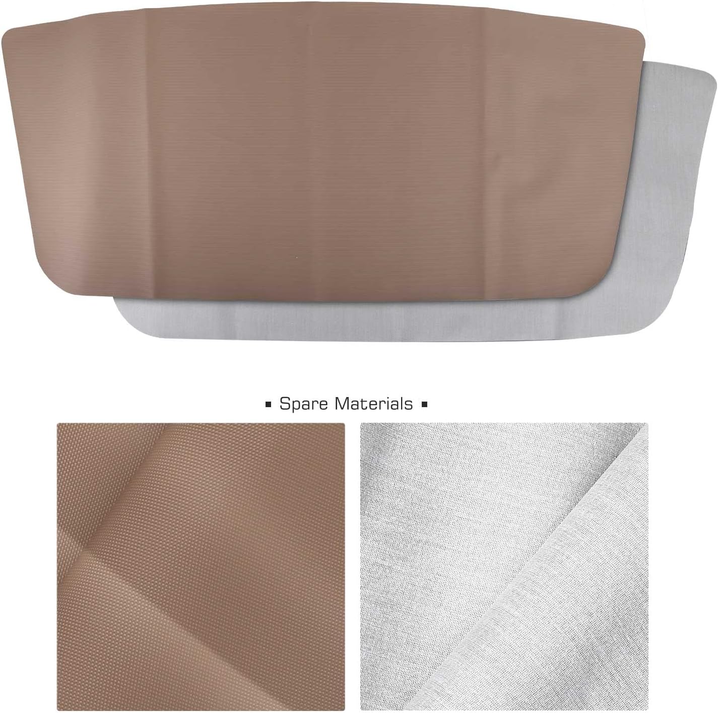 A-Premium Tan Convertible Soft Top with Clear Plastic Window Compatible with BMW 318i 1991 1992 325i 1987 1988 1989 1990 1991 1992 1993 Convertible