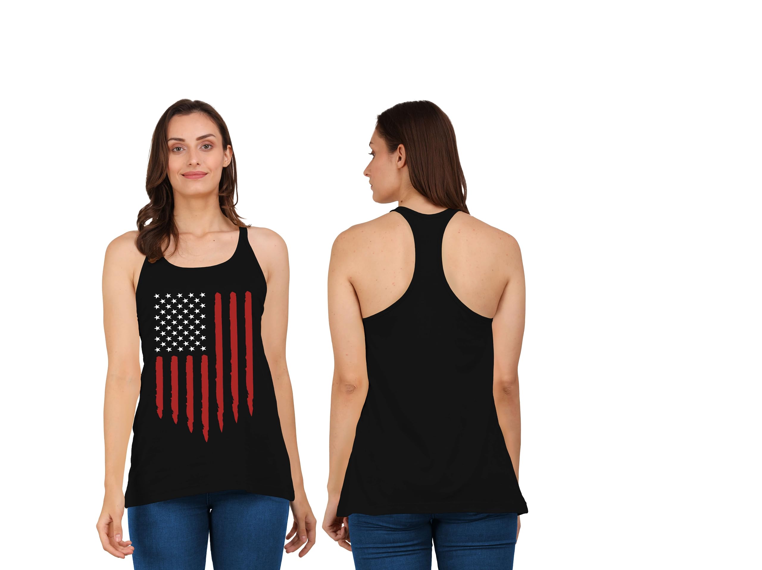 the blazze Women's Cotton Printed Racerback Sleeveless Daily Use Tank Top Sports Gym Running Exercises Fitness Yoga Hikking Tank & Camis L34 Product Code (Size, Colour)-picture-29