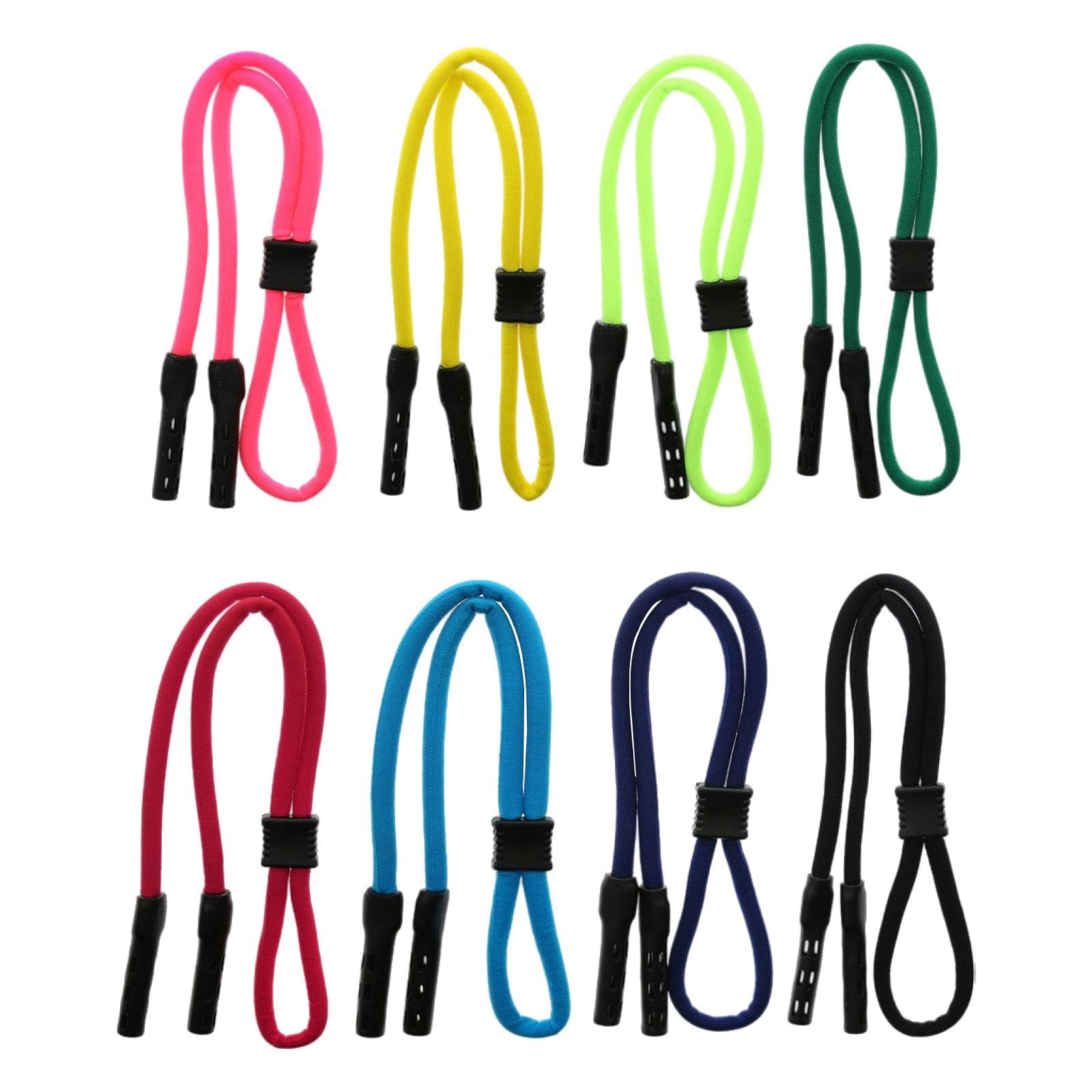 UJEAVETTE 8 Pieces Glasses Strap Portable Eyeglasses Lanyard for Running Hiking Biking-picture-32