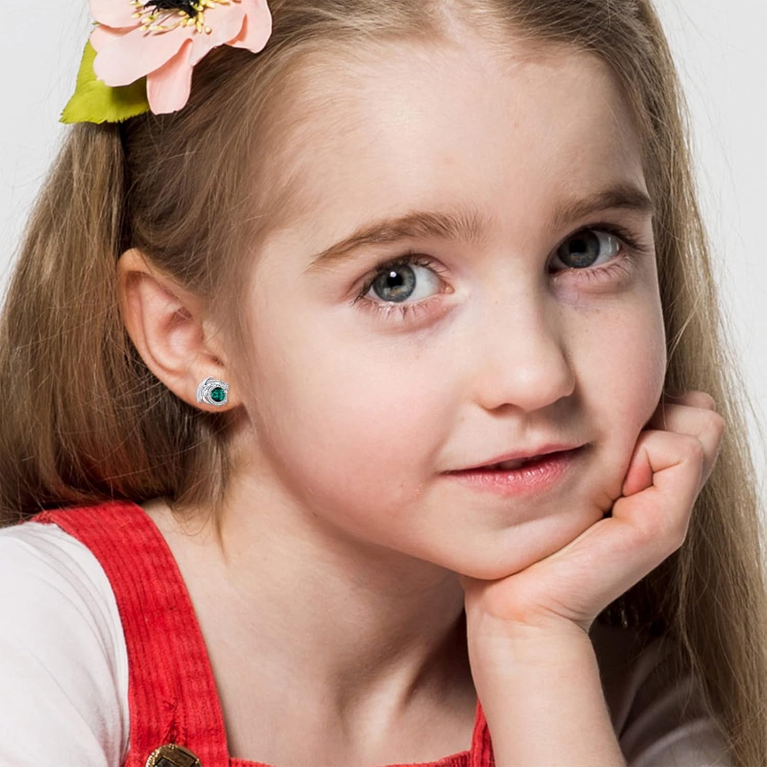 Dragon Earrings Sterling Silver Stud Hypoallergenic Birthstone Crystal Dragon Earrings for Women - Image 3