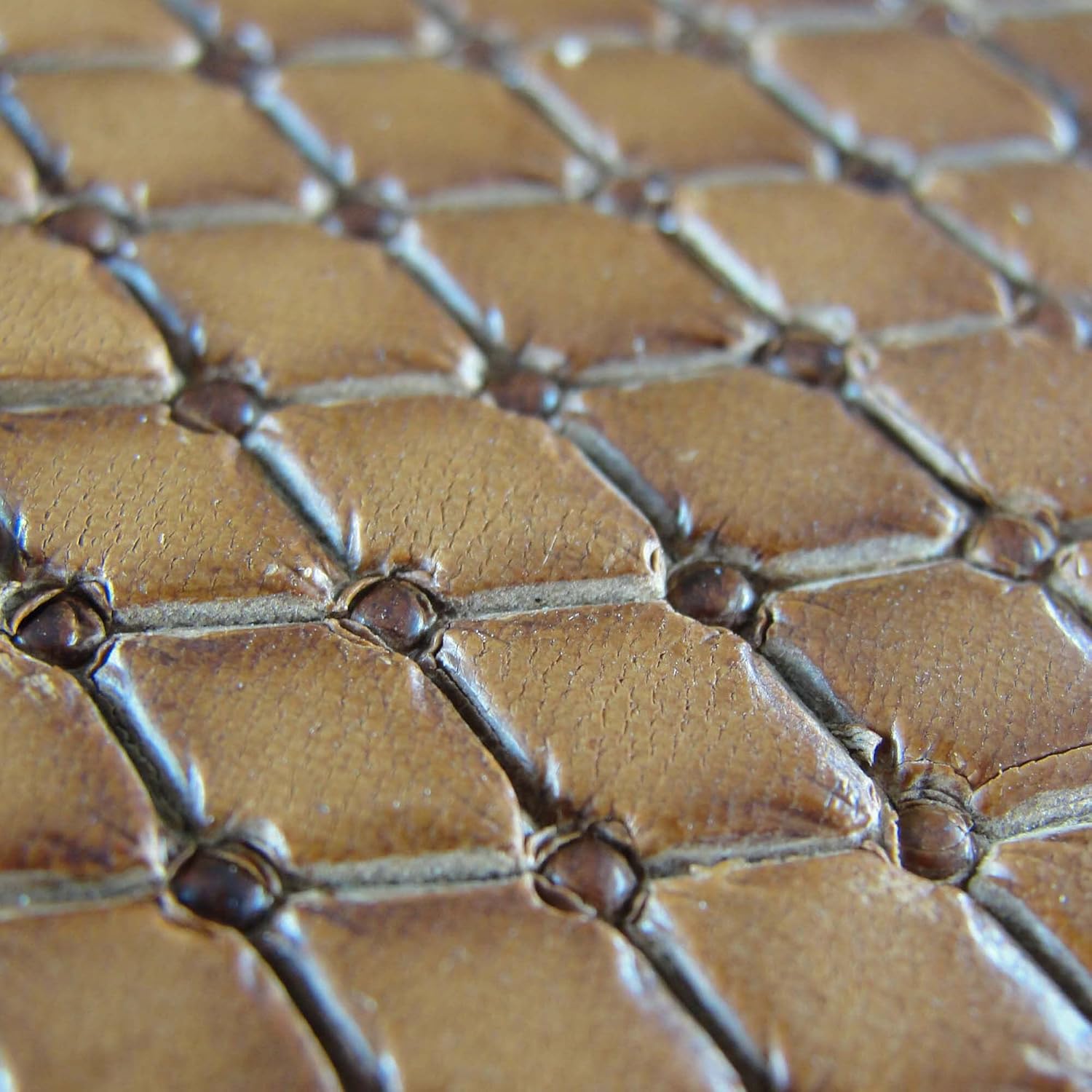 Small Tufted/Quilted Pattern Leather Stamp, Stainless Steel Leather Stamping Tool, Zhong Jiang Leathercraft Stamp