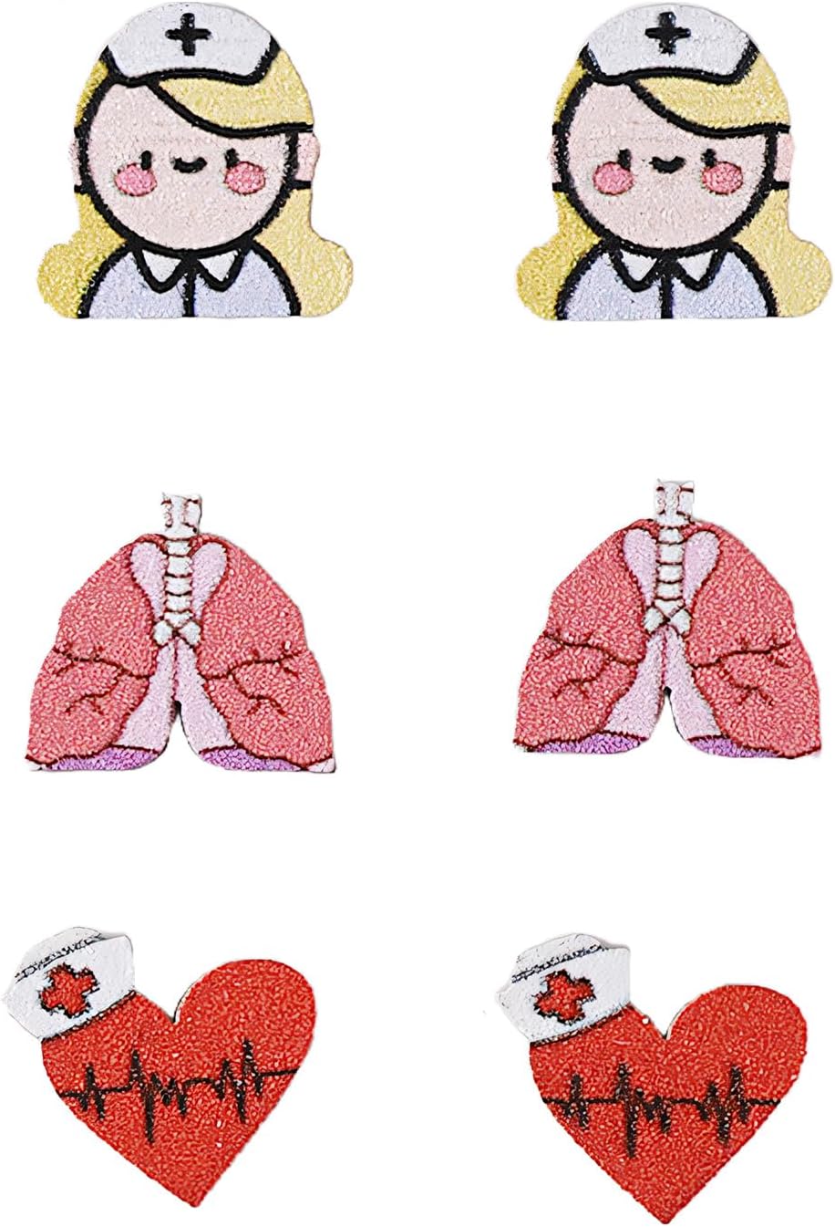 Nurse Earrings for Women Nurse Appreciation Gifts Unique Medical Stethoscope Earring 2026 Graduation School Cool Gifts for Nurses