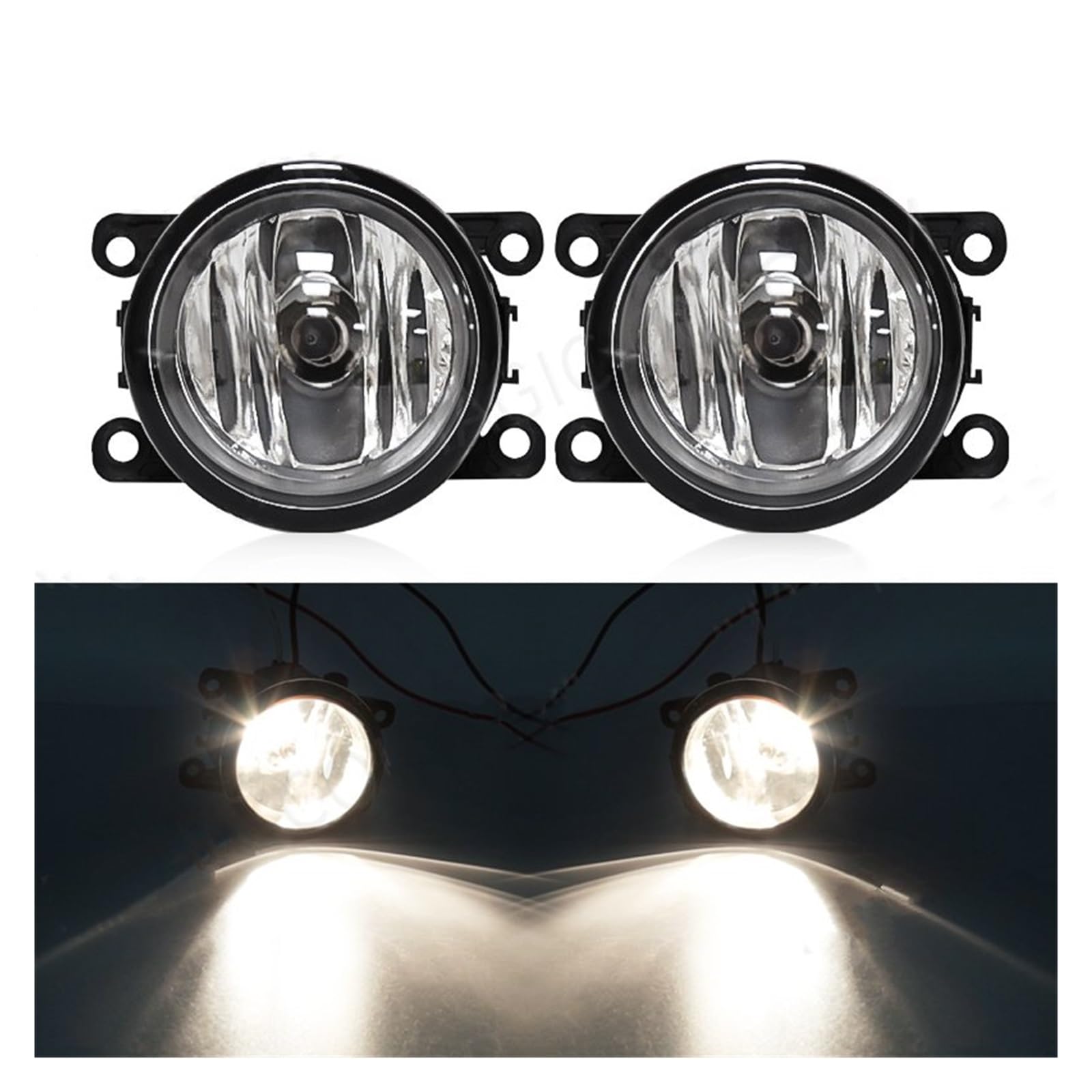 Feux Antibrouillard Pour Peugeot 107 207 307 3008 407 607 301 206 308 408 2008 4007 4008 5008 Pour Voyageur LED Antibrouillard 8000LM Phare Antibrouillard(Halogène)