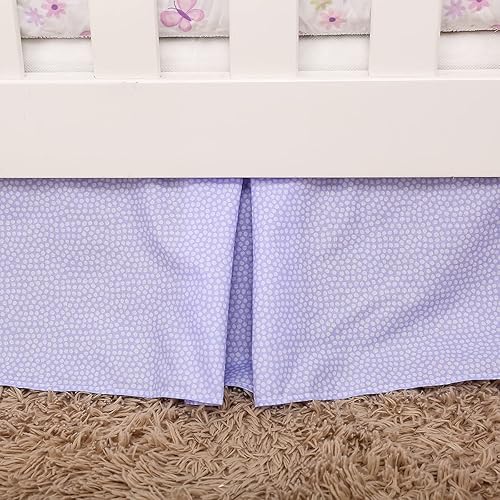 Miniatura 7 de Juego de ropa de cama para cuna de bebé, diseño de mariposa, diseño de mariposa, 6 piezas, color rosa