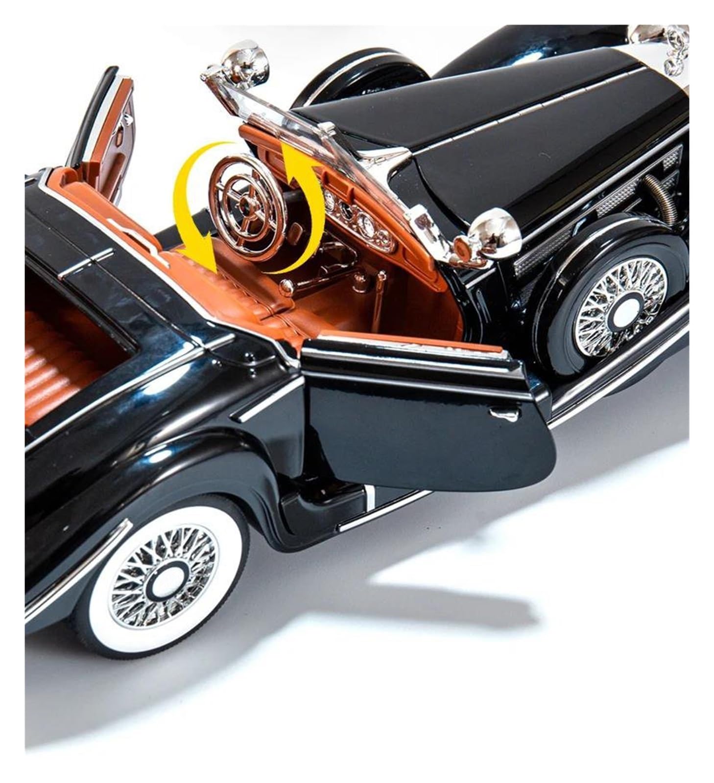 Amazon.co.jp: モデルカー 1:18 ベンツ用 500K 1936 車用合金製メタル