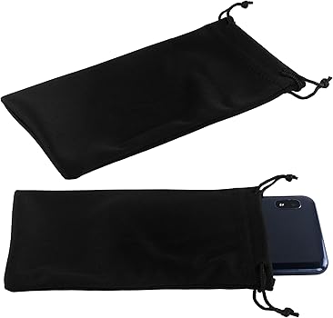 Super Z Outlet Black Microfiber Sunglasses Glasses & Cell Phone