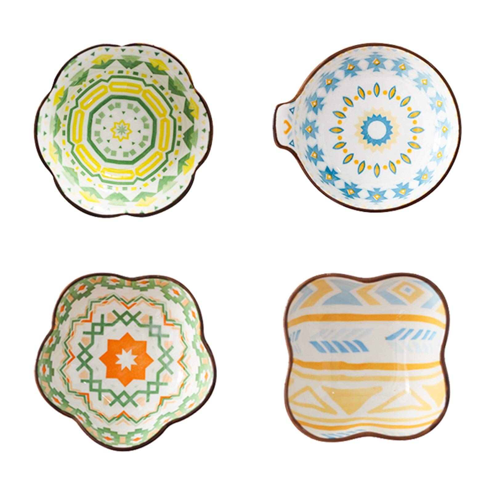 Saucenschale, 4er-Pack, Mehrzweck-Keramik/Sauce, Mini-Geschirr, langlebig, Teller, Gewürz
