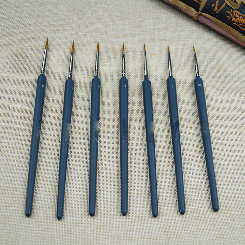 Ensemble de pinceaux miniatures pour réussir les lignes fines - 6