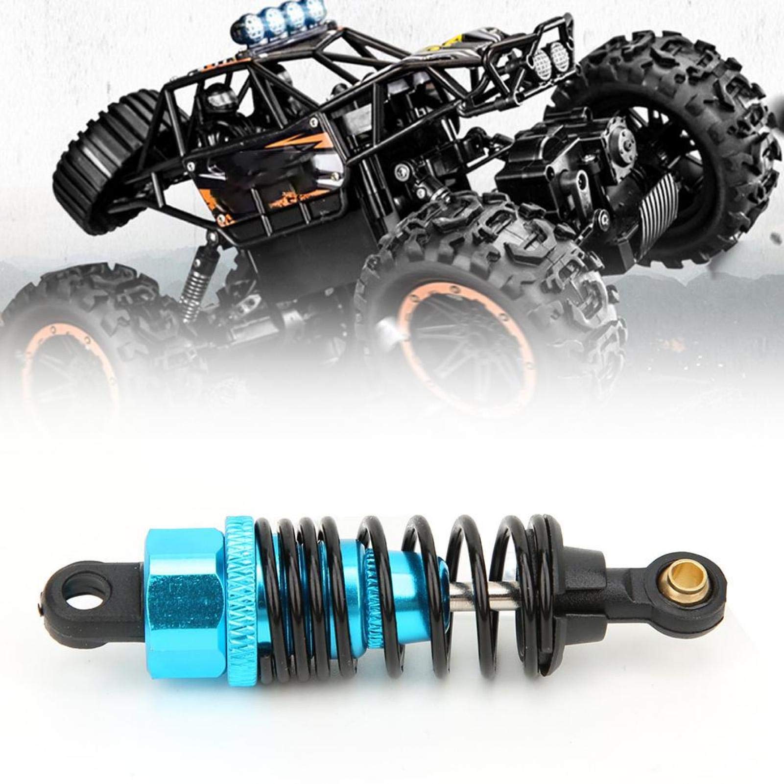 4 Supporti Ammortizzatori In Metallo CNC Blu Per RC Crawler – Regolabili Per Axial SCX10, D90, TRX-4 - 3