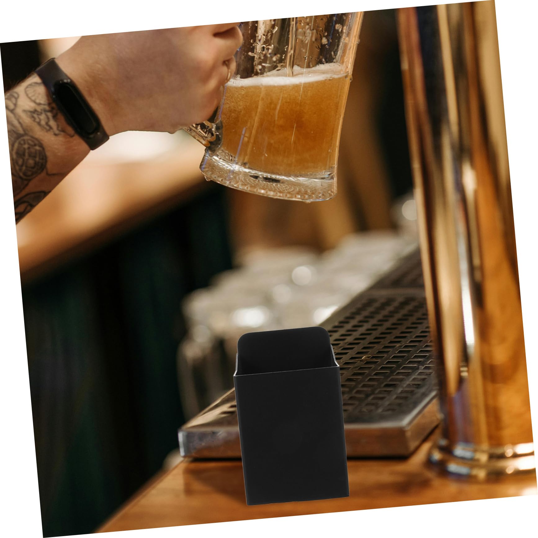 COLLBATH Detachable Design Beer Cap Catcher Wall Mount Beer Bottle Cap Collection Box