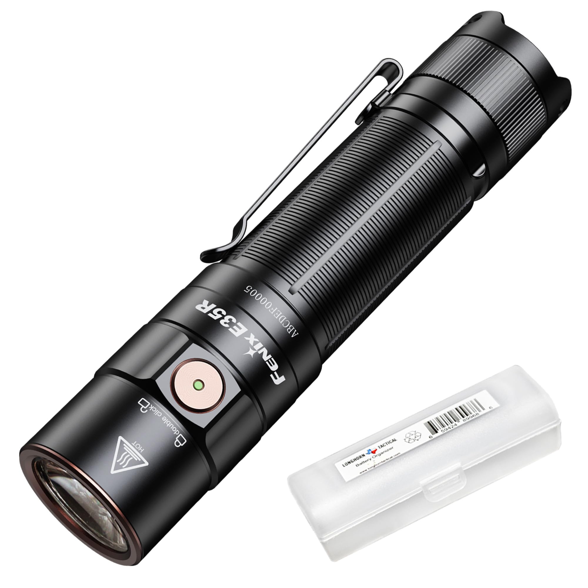 Fenix E35R 3100 Lumen USB-C Rechargeable EDC Flashlight | 284-Yard Beam, Magnetic Tail, Pocket-Friendly Design, Power Indicator, IP68 Waterproof - Amazon.com
