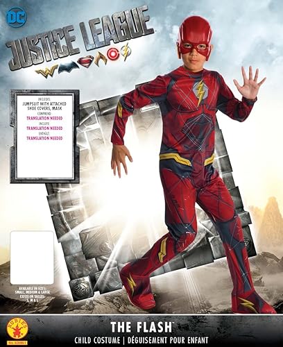 Miniatura 2 de Rubie's disfraz infantil de Flash Liga de la justicia, S, Multicolor