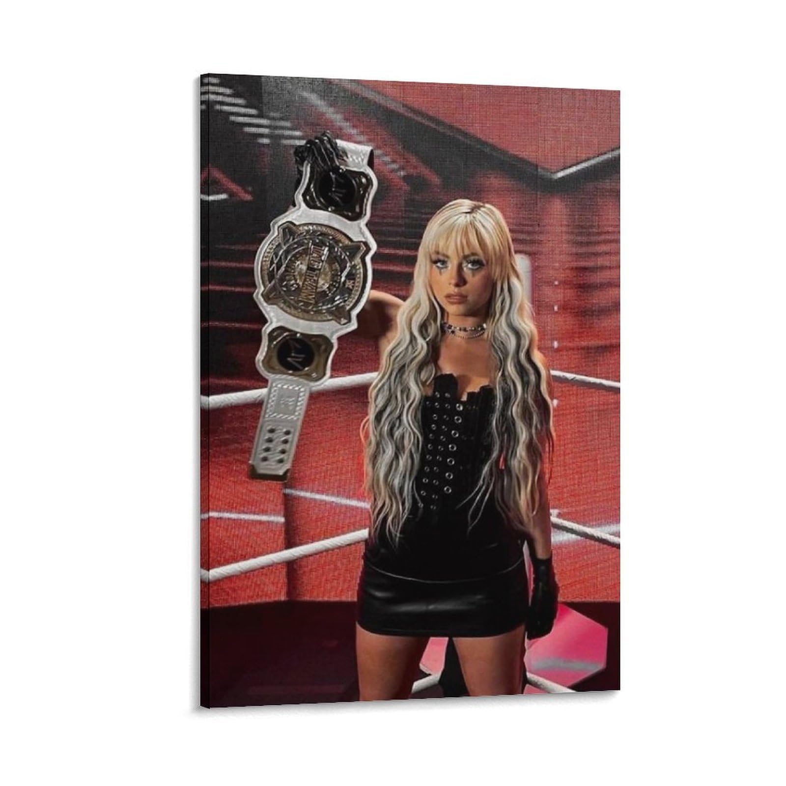 FCOIN Liv Morgan Canvas Poster Wall Art Picture Painting Poster Canvas Print Posters Artworks Room Decor 24x36inch(60x90cm)