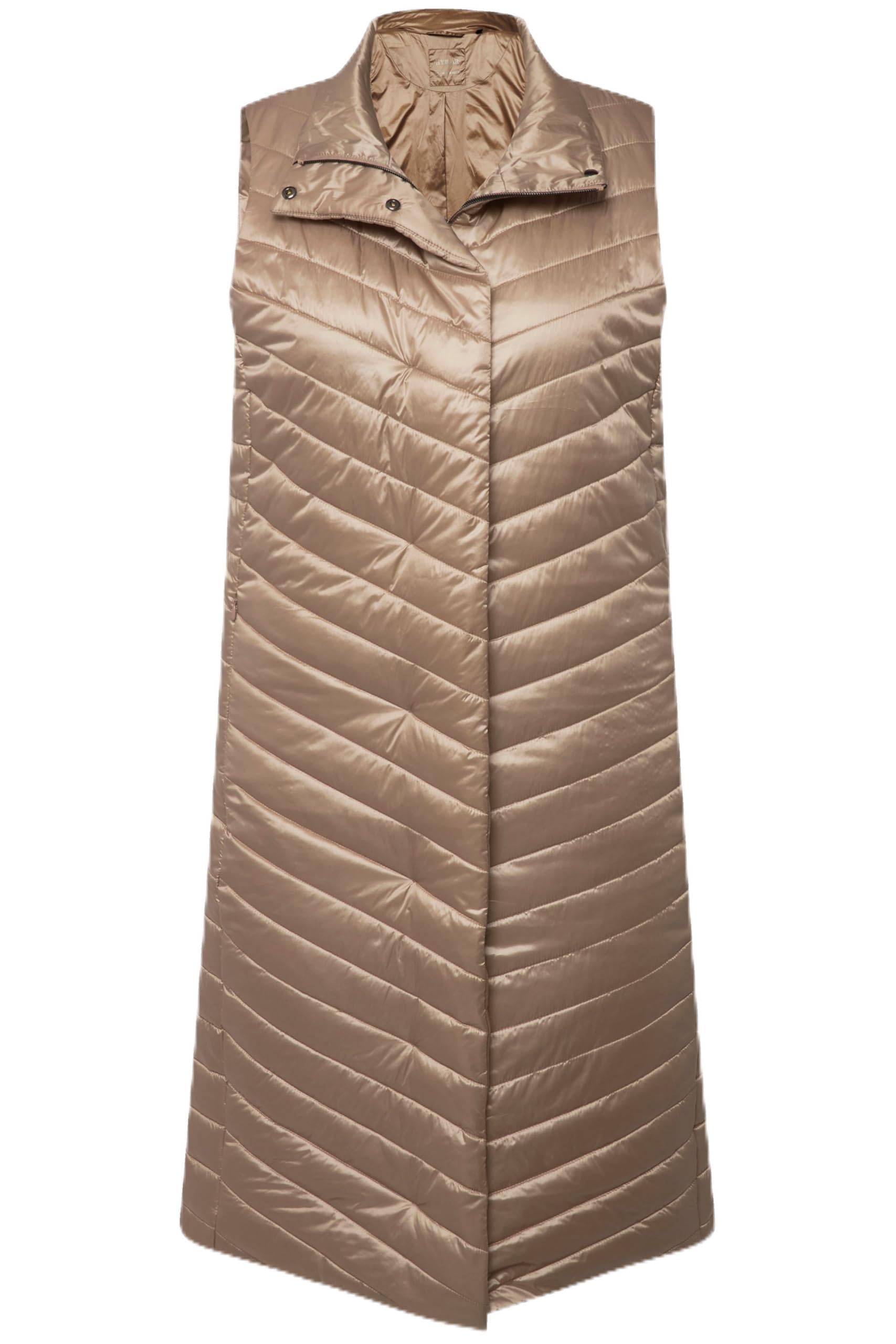 Ulla Popken Damen große Größen Übergrößen Plus Size Steppweste, Stehkragen, Zipptaschen, Seiten-Druckknöpfe 833570