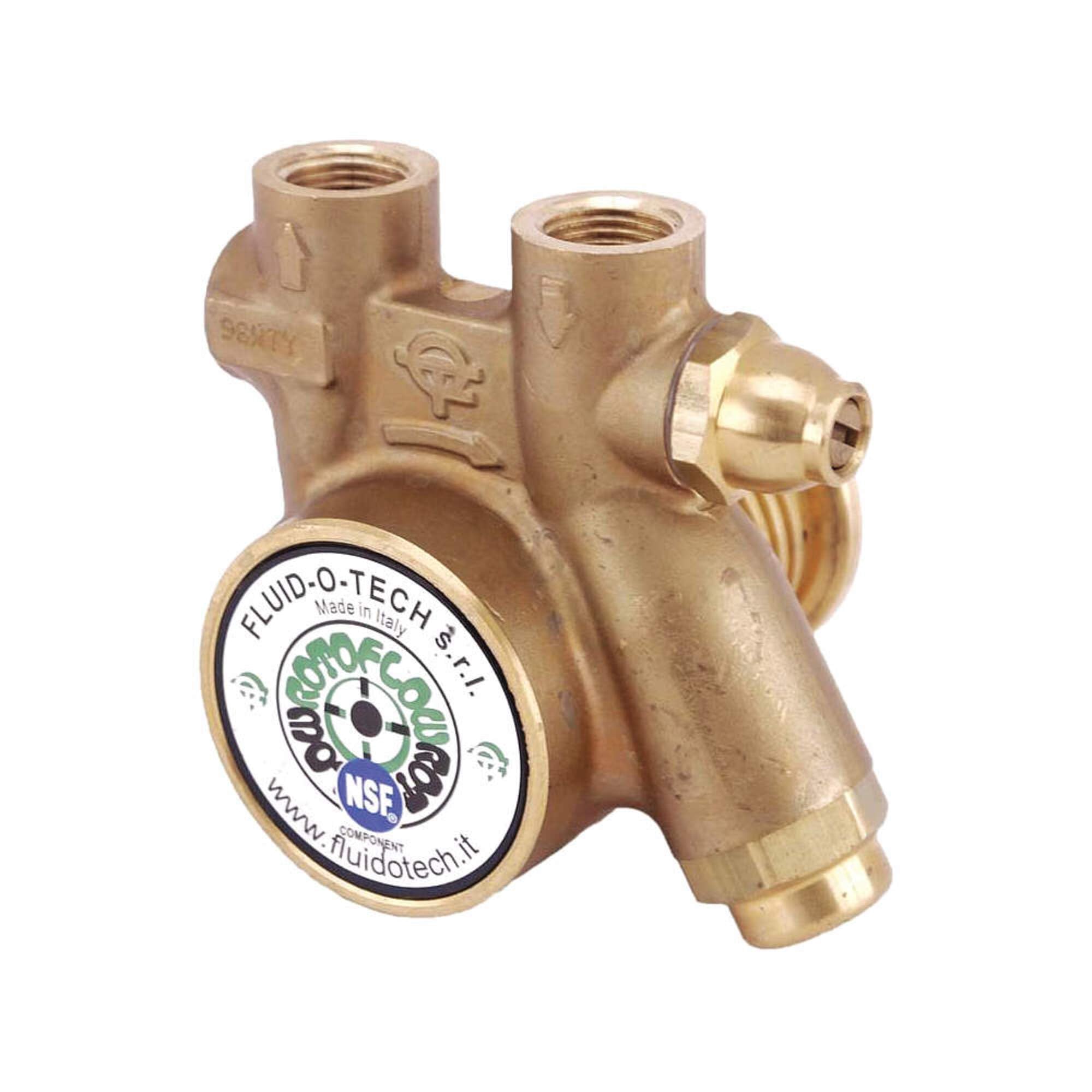 Fluid-O-Tech - PB0301ANCNN0000-3/8 FNPT Low Lead Brass Rotary Vane Pump