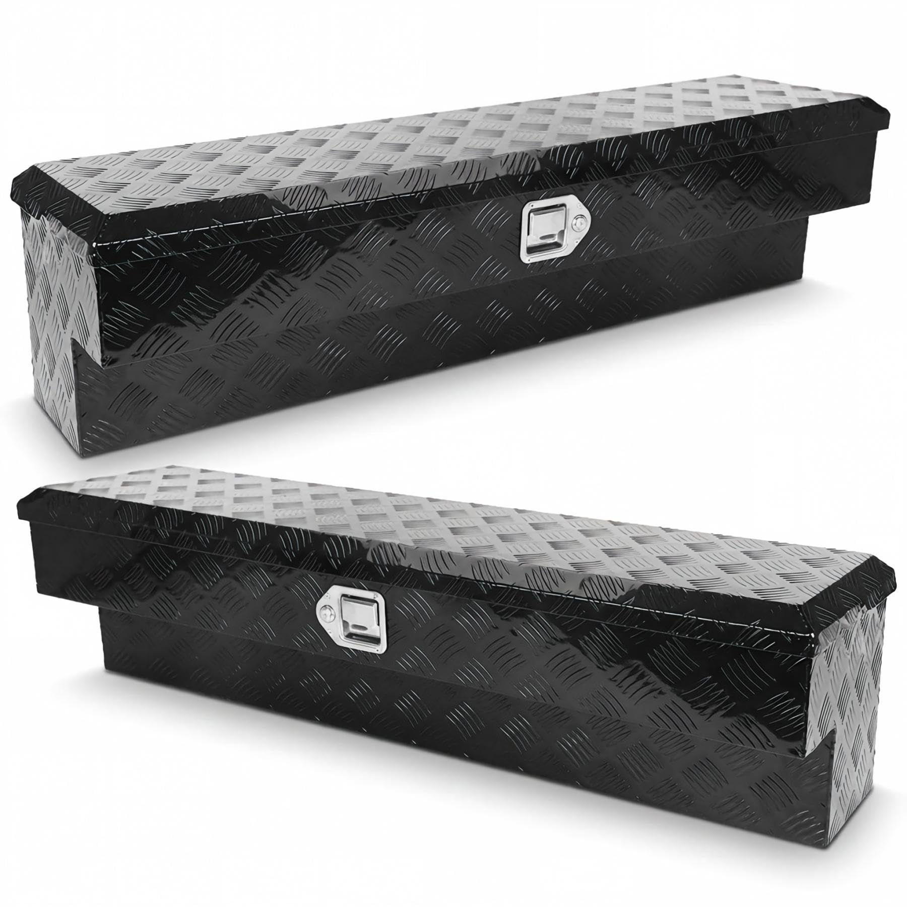 Vigorighter 48-Inch Aluminum Side Mount Truck Tool Box 2-Pack