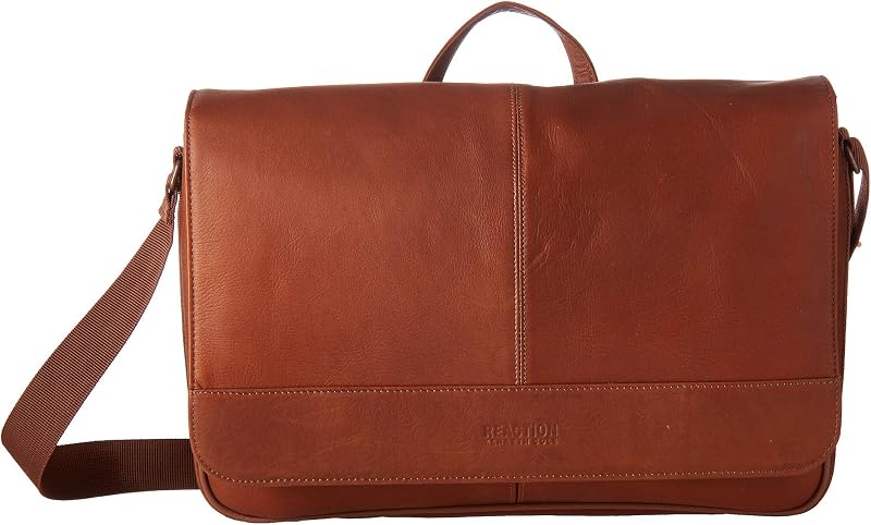 Out Of The Bag Manhattan Maletín para computadora portátil de cuero colombiano RFID de 15.6"