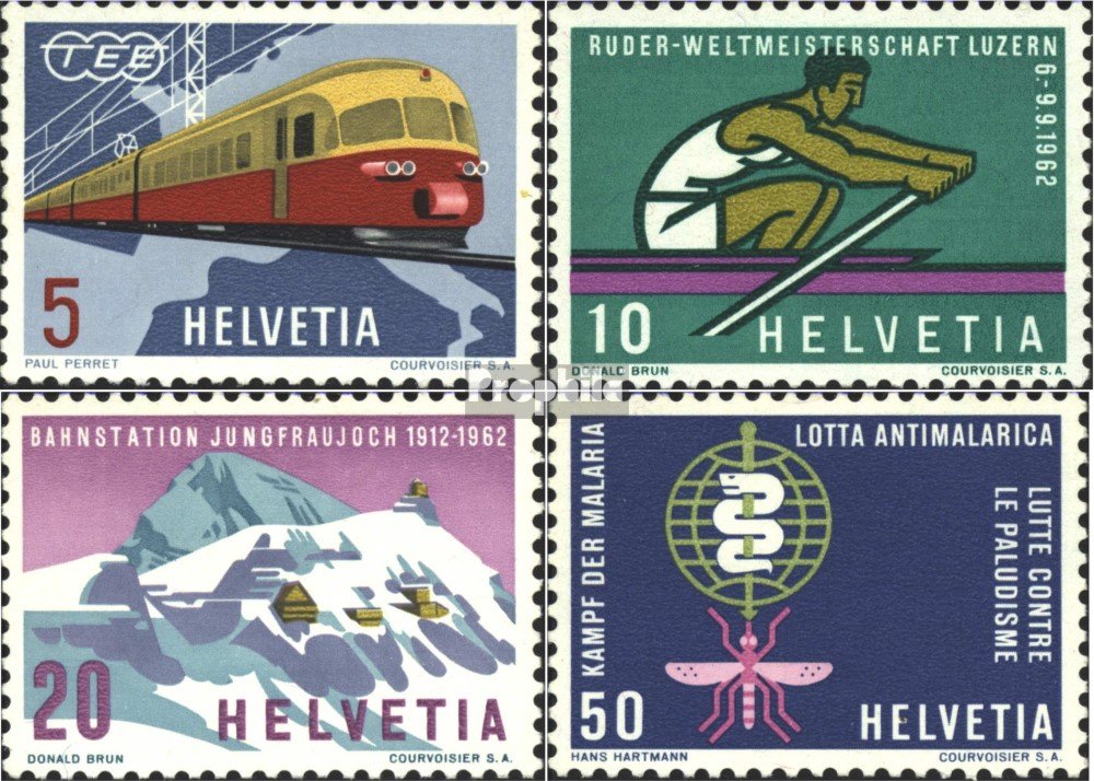 Suisse 1960 – Timbres 692-695 (édition Complète) Neufs Avec Gomme D’origine – MNH – Aviation Et événements – Prophila Collection