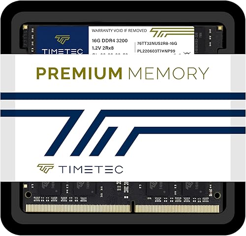Miniatura 7 de Timetec Kit premium de 32 GB (2 x 16 GB) DDR4 3200 MHz (o 2933 MHz o 2666 MHz) PC4-25600 sin ECC sin búfer 1.2 V CL22 2Rx8 doble rango 260 pines